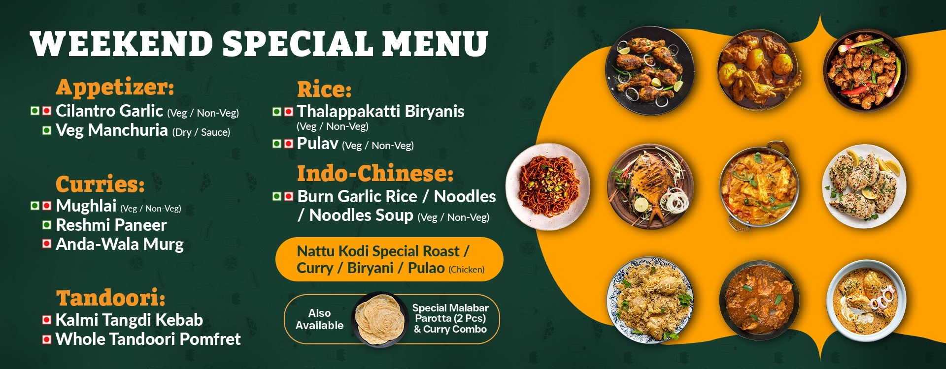 #32 Weekend Menu June 16 Banner New